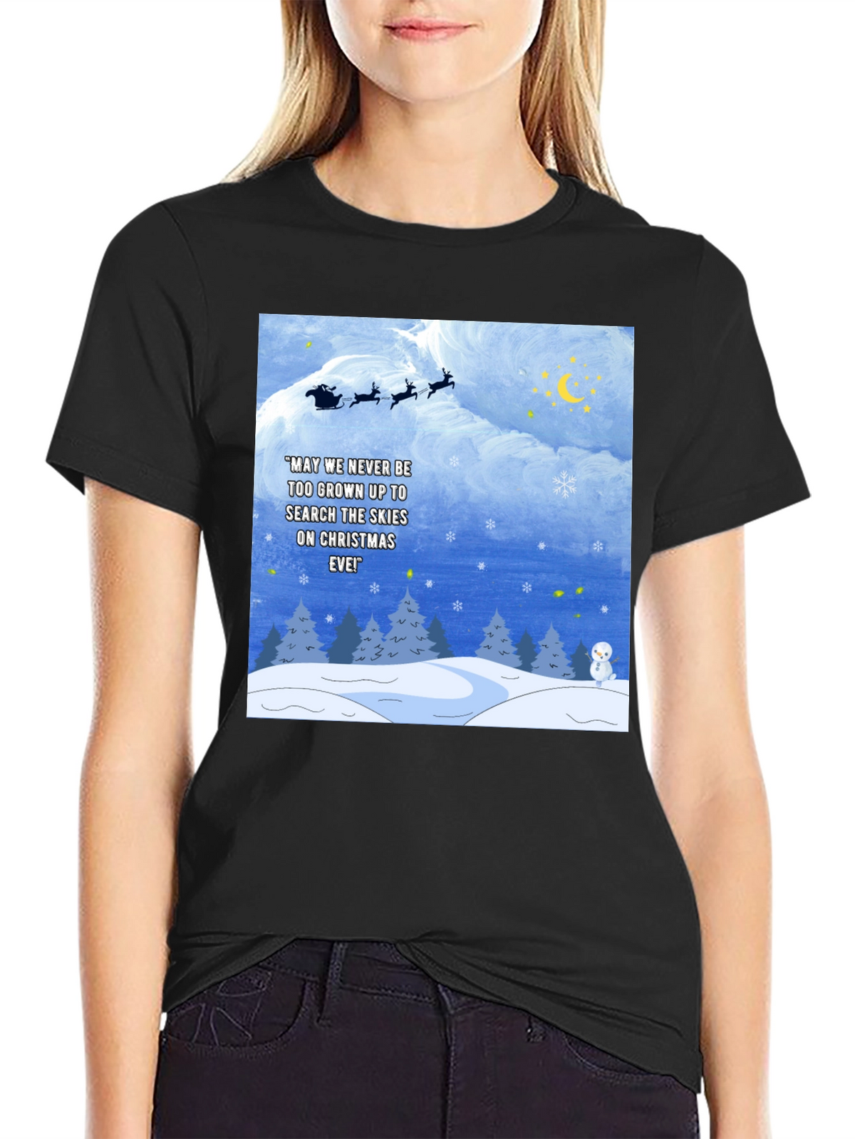 Christmas Eve Sky Search T-Shirt