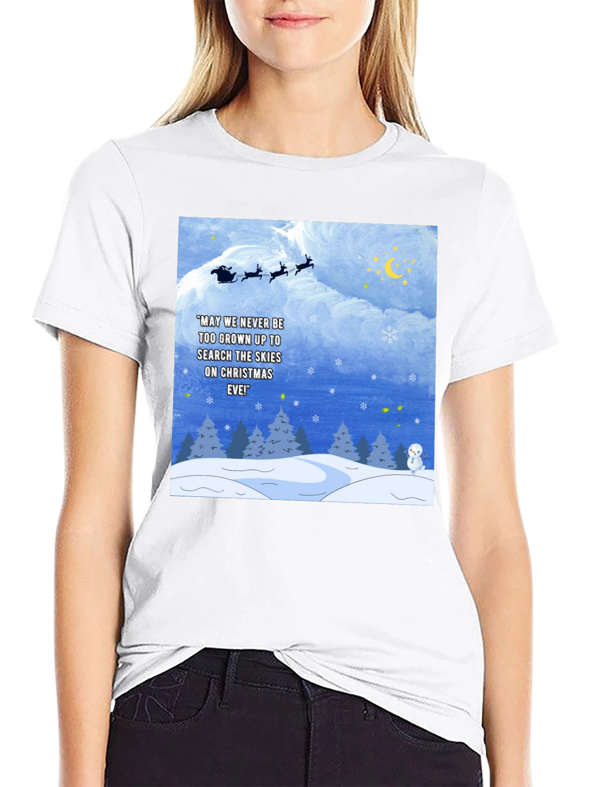 Christmas Eve Sky Search T-Shirt