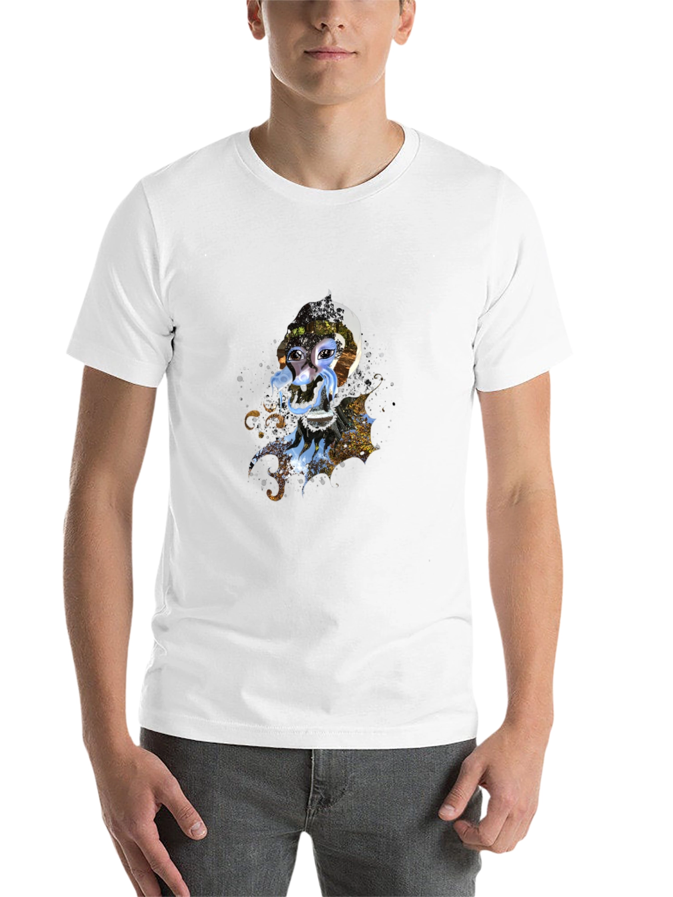 Abstract Art T-Shirt - Unique Graphic Tee