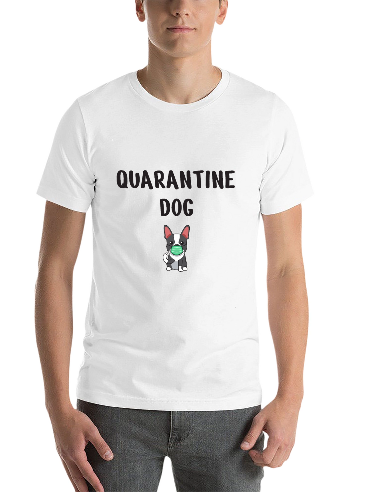 Quarantine Dog Graphic T-Shirt
