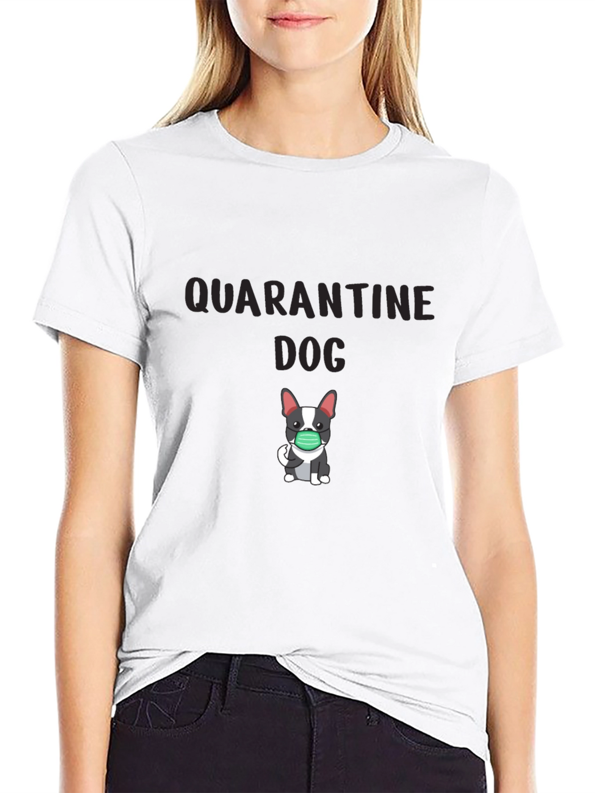 Quarantine Dog Graphic T-Shirt