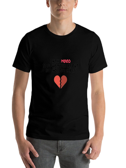 Heartbroken Mood Black Tee