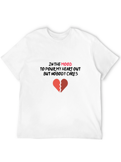 Heartbroken Mood Black Tee