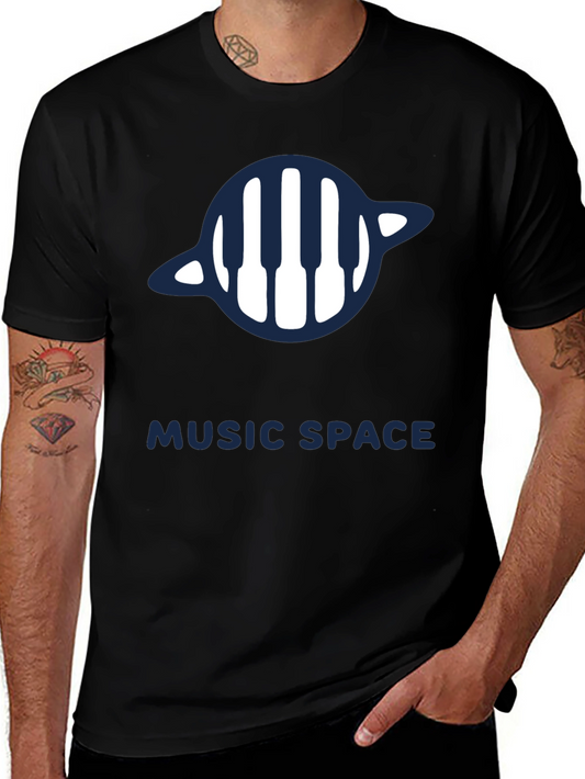 Music Space Graphic Tee - Stylish & Comfortable