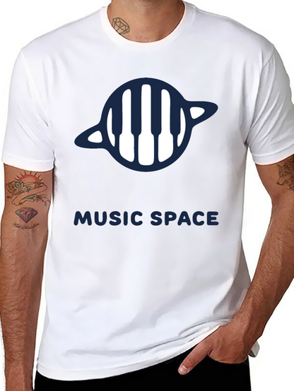 Music Space Graphic Tee - Stylish & Comfortable