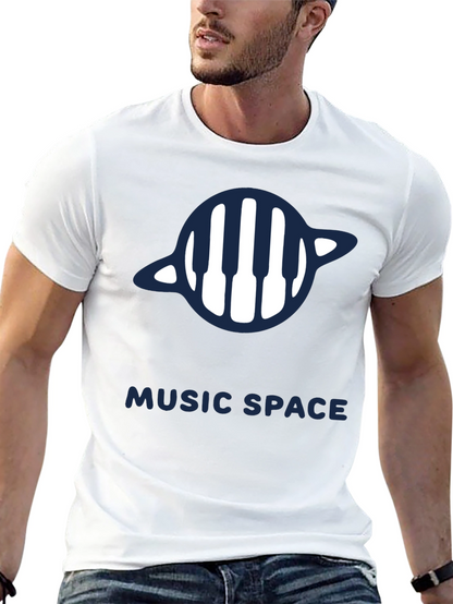 Music Space Graphic Tee - Stylish & Comfortable