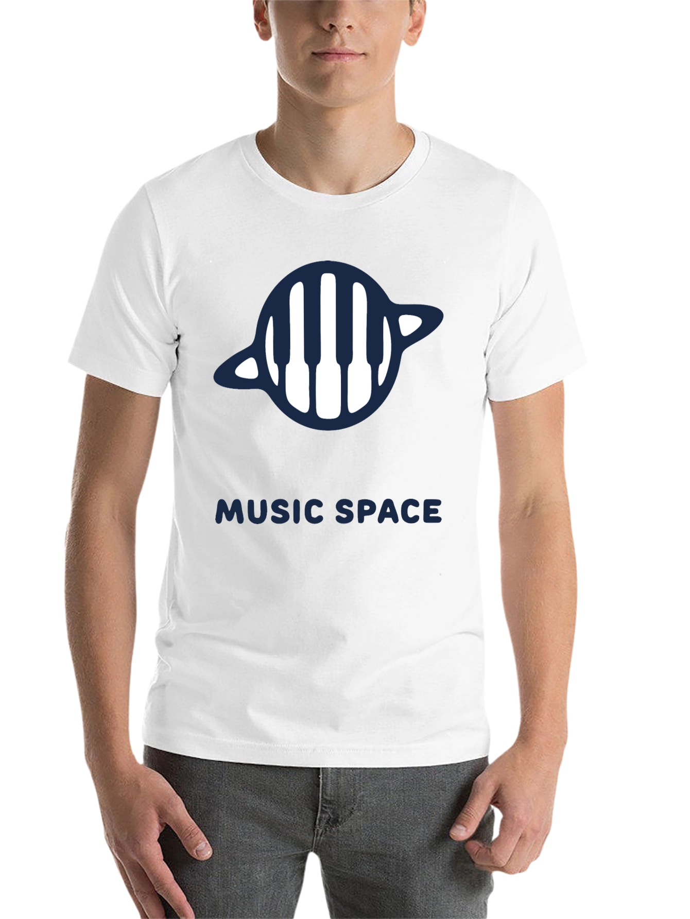 Music Space Graphic Tee - Stylish & Comfortable