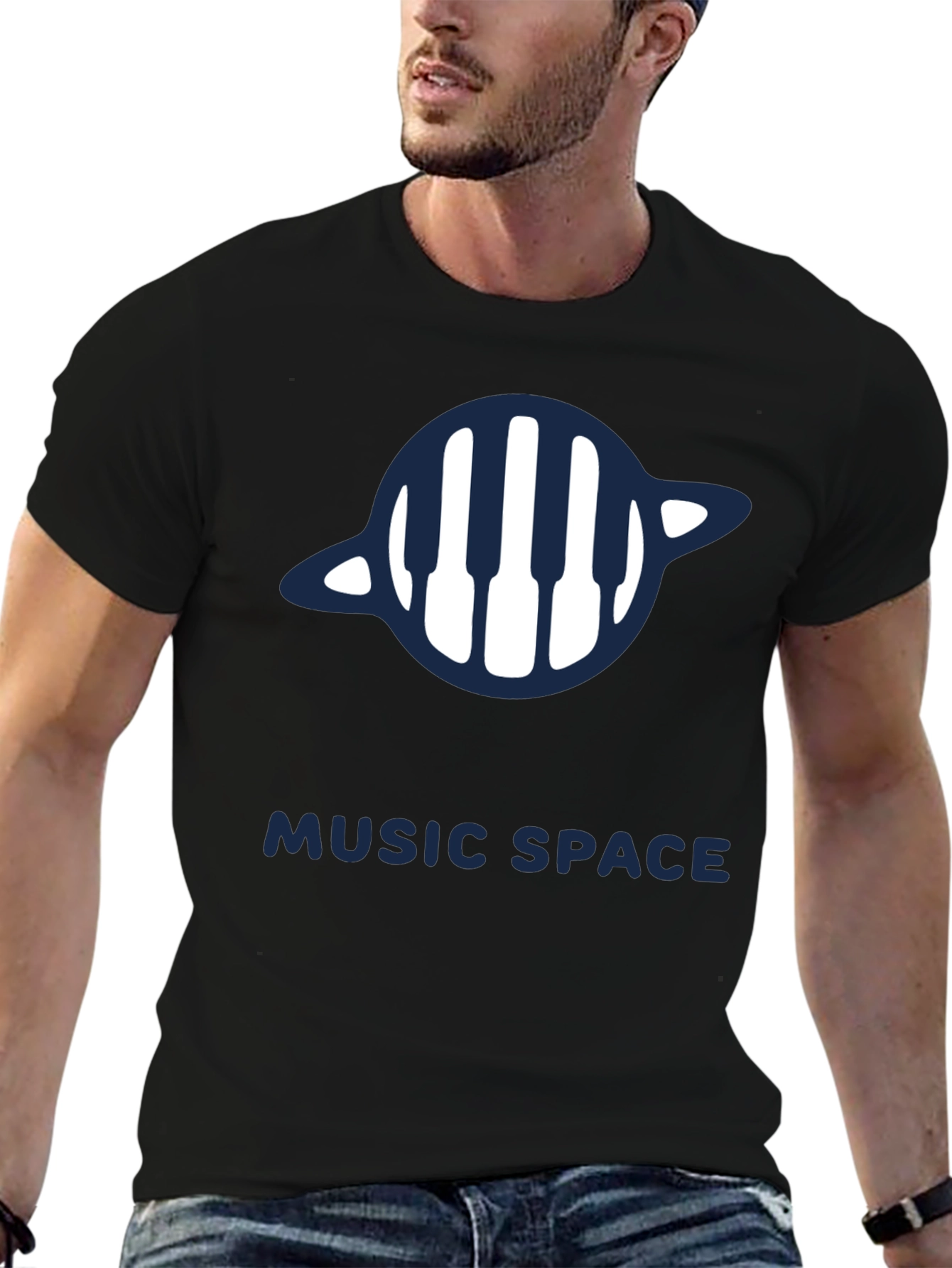 Music Space Graphic Tee - Stylish & Comfortable