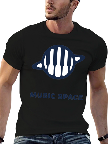 Music Space Graphic Tee - Stylish & Comfortable