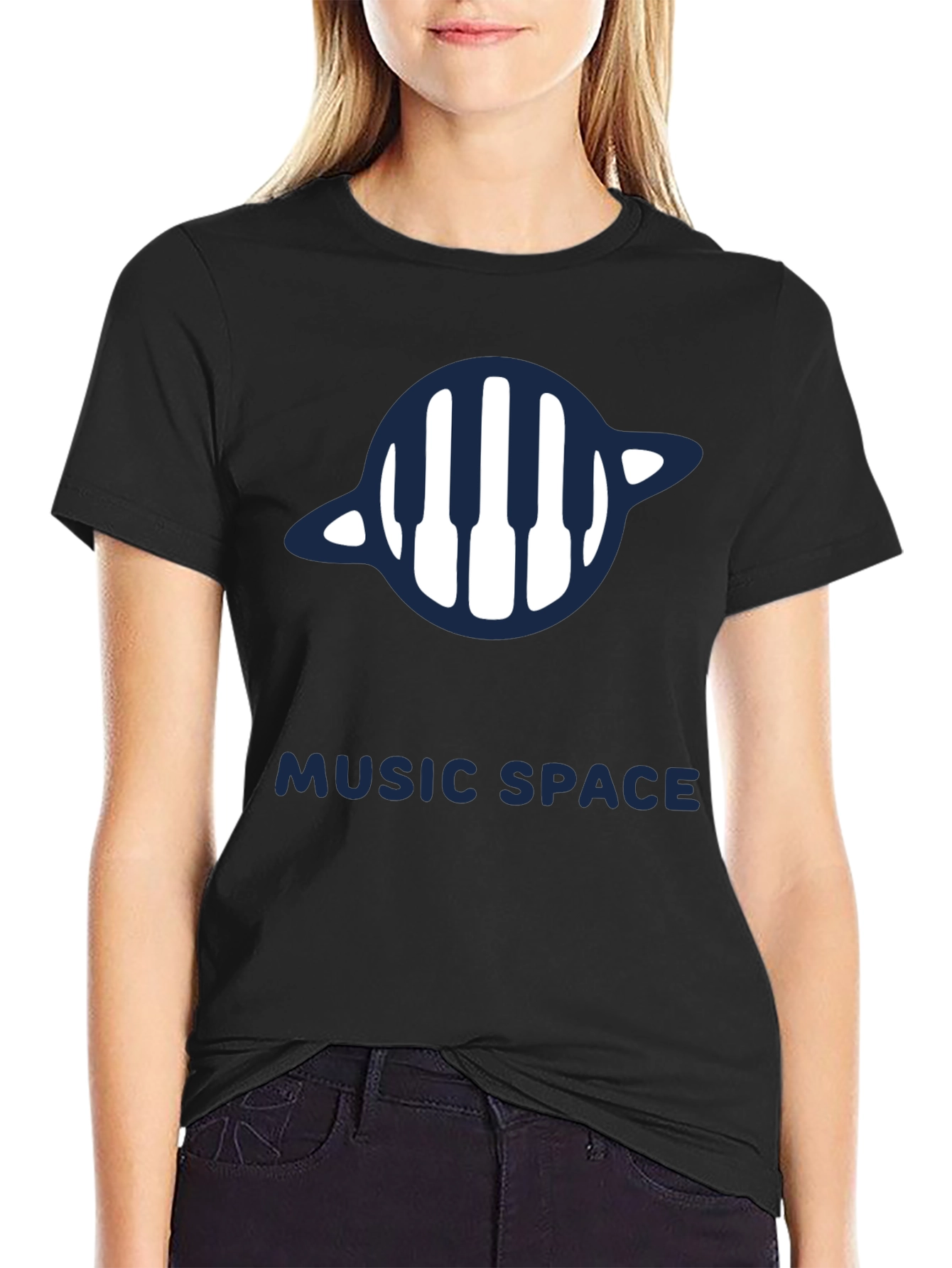 Music Space Graphic Tee - Stylish & Comfortable