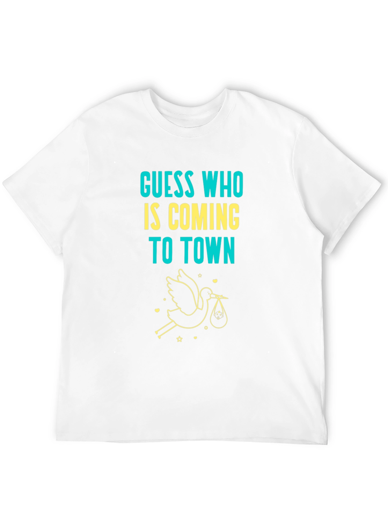 Guess Who Baby Announcement T-Shirt