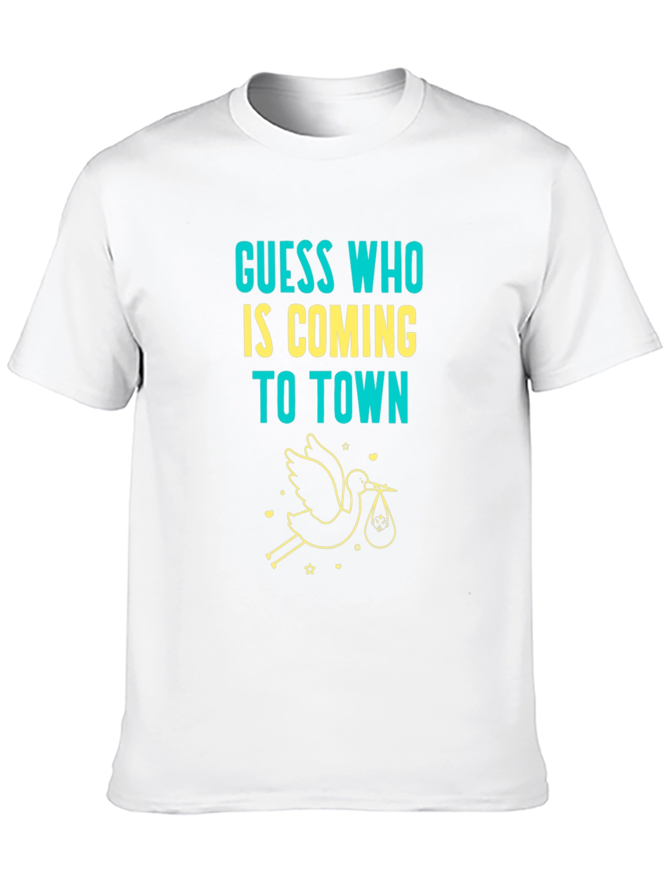 Guess Who Baby Announcement T-Shirt