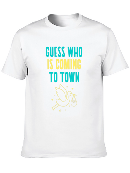 Guess Who Baby Announcement T-Shirt