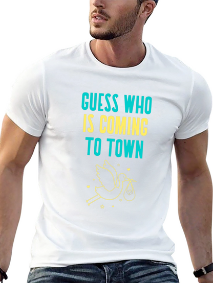 Guess Who Baby Announcement T-Shirt
