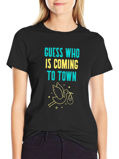 Guess Who Baby Announcement T-Shirt