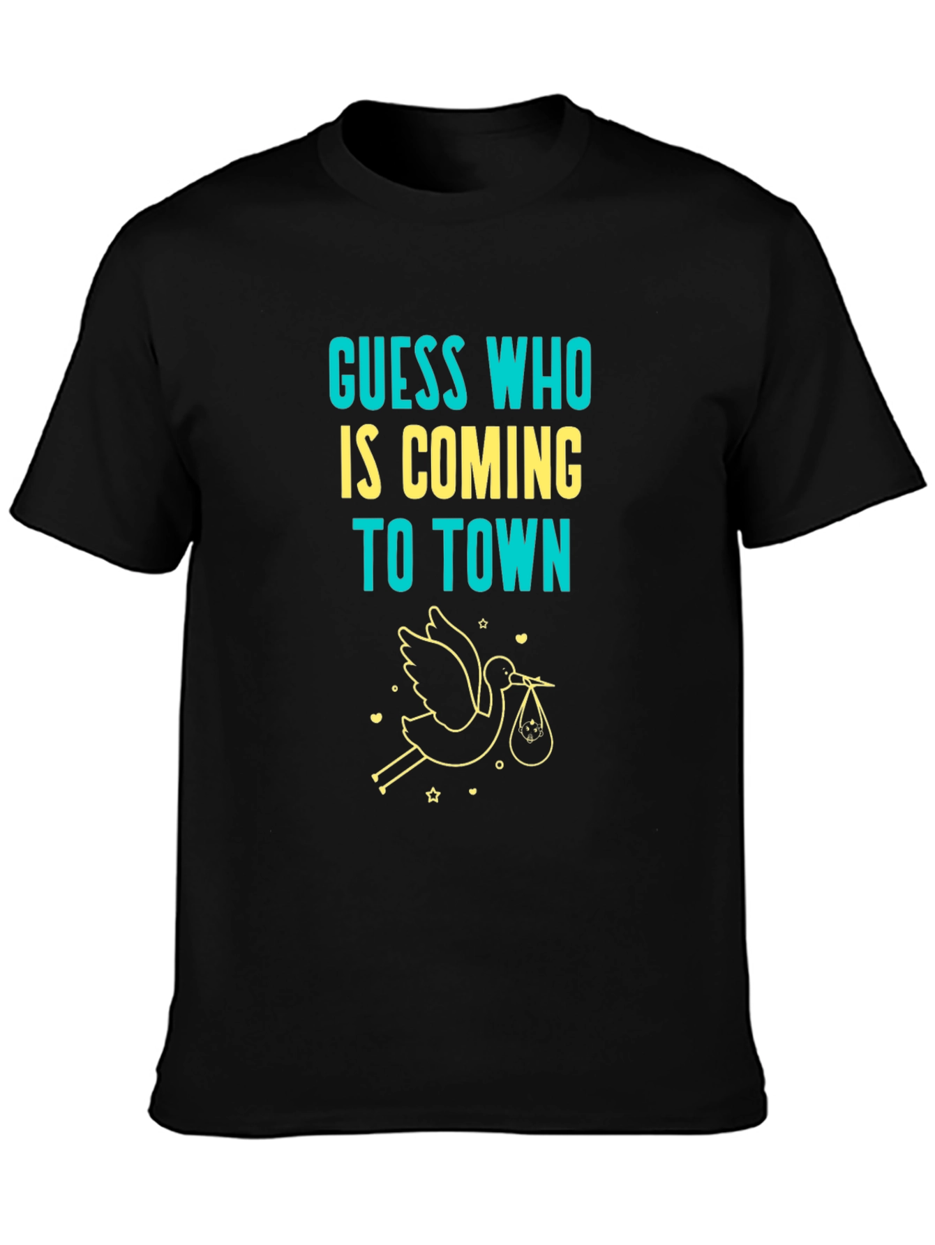 Guess Who Baby Announcement T-Shirt