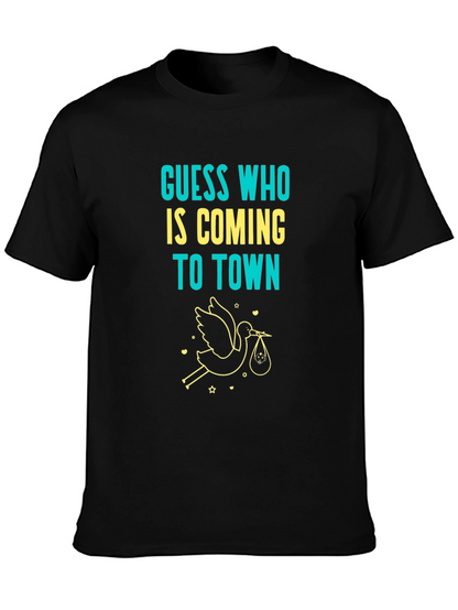 Guess Who Baby Announcement T-Shirt