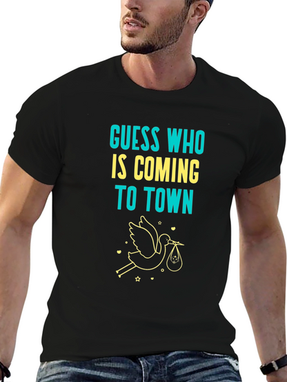 Guess Who Baby Announcement T-Shirt