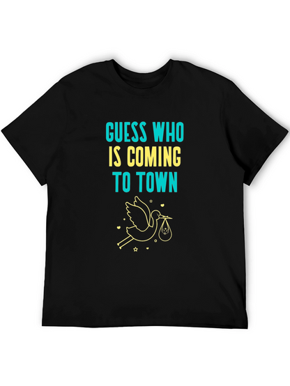 Guess Who Baby Announcement T-Shirt