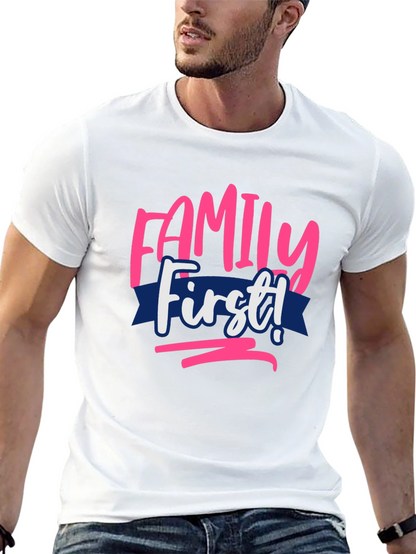 Family First Graphic Tee - Black