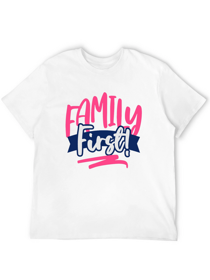 Family First Graphic Tee - Black