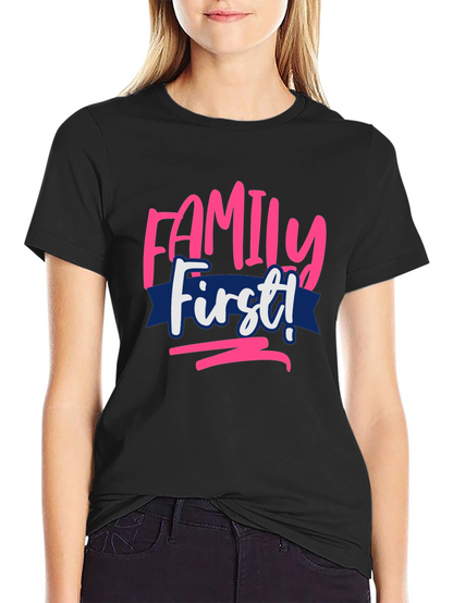 Family First Graphic Tee - Black