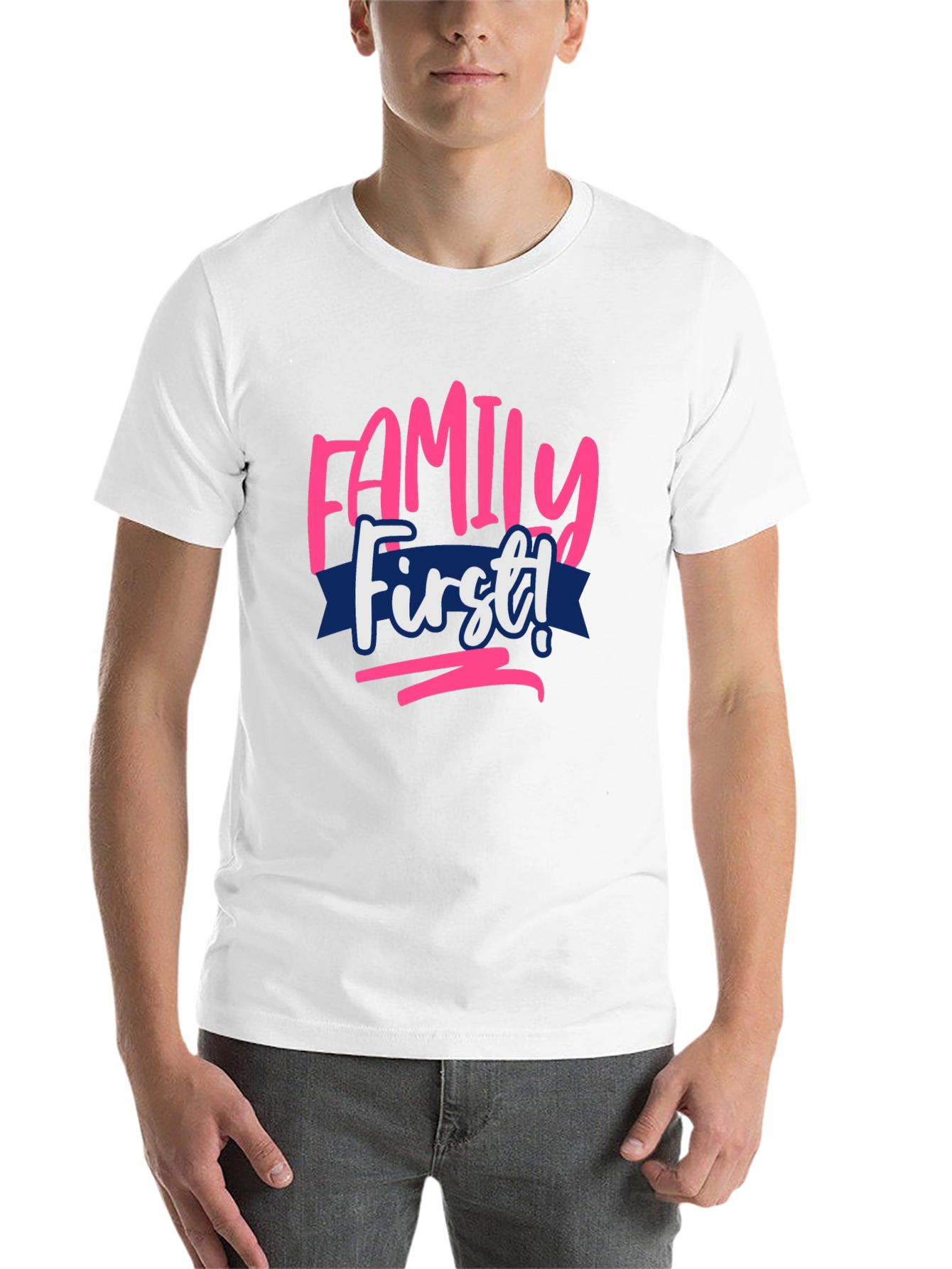 Family First Graphic Tee - Black