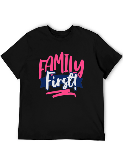 Family First Graphic Tee - Black