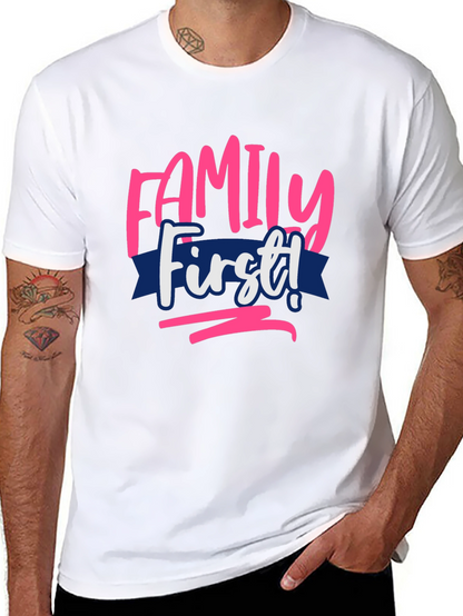 Family First Graphic Tee - Black