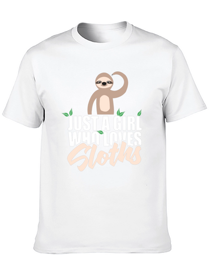Just A Girl Who Loves Sloths T-Shirt