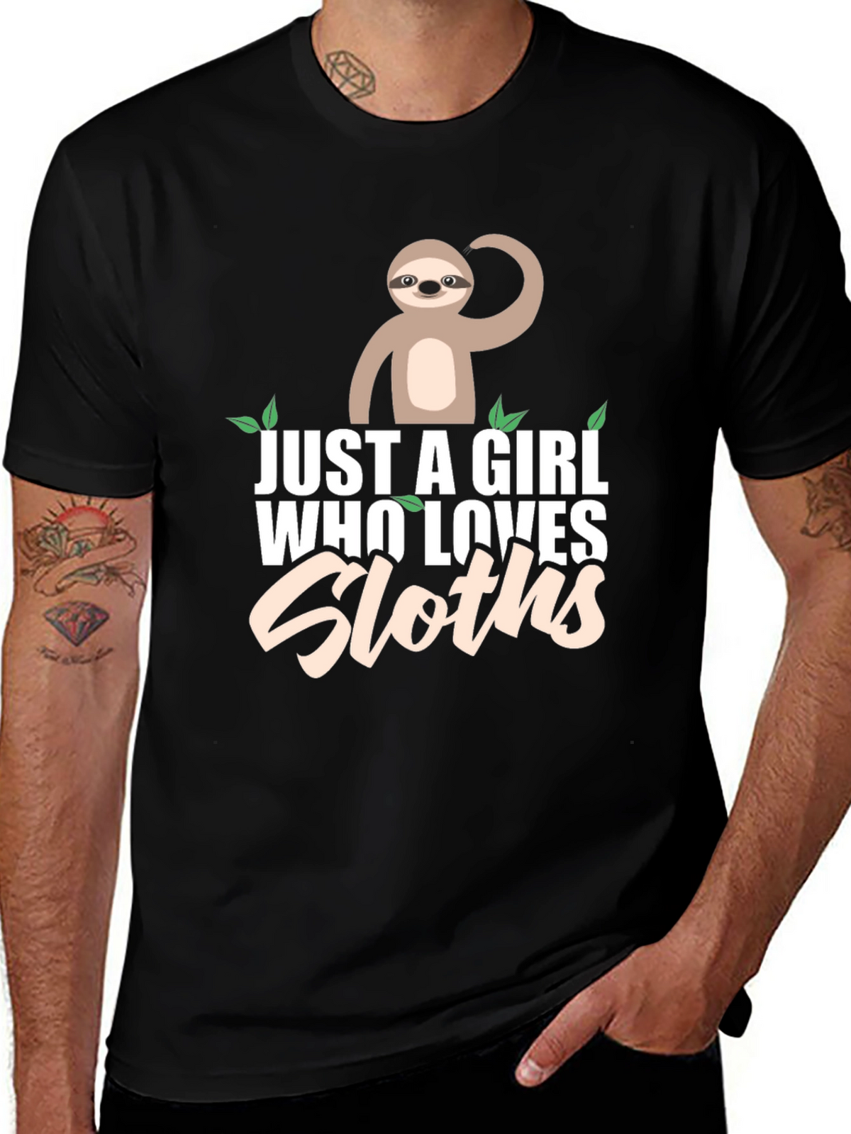 Just A Girl Who Loves Sloths T-Shirt