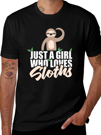 Just A Girl Who Loves Sloths T-Shirt
