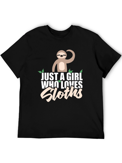 Just A Girl Who Loves Sloths T-Shirt