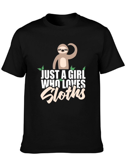 Just A Girl Who Loves Sloths T-Shirt
