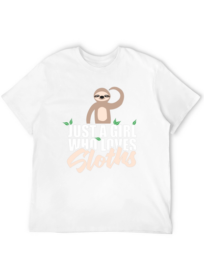 Just A Girl Who Loves Sloths T-Shirt