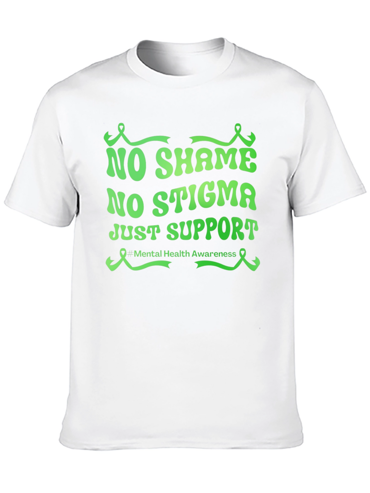 Mental Health Awareness Tee - No Shame No Stigma