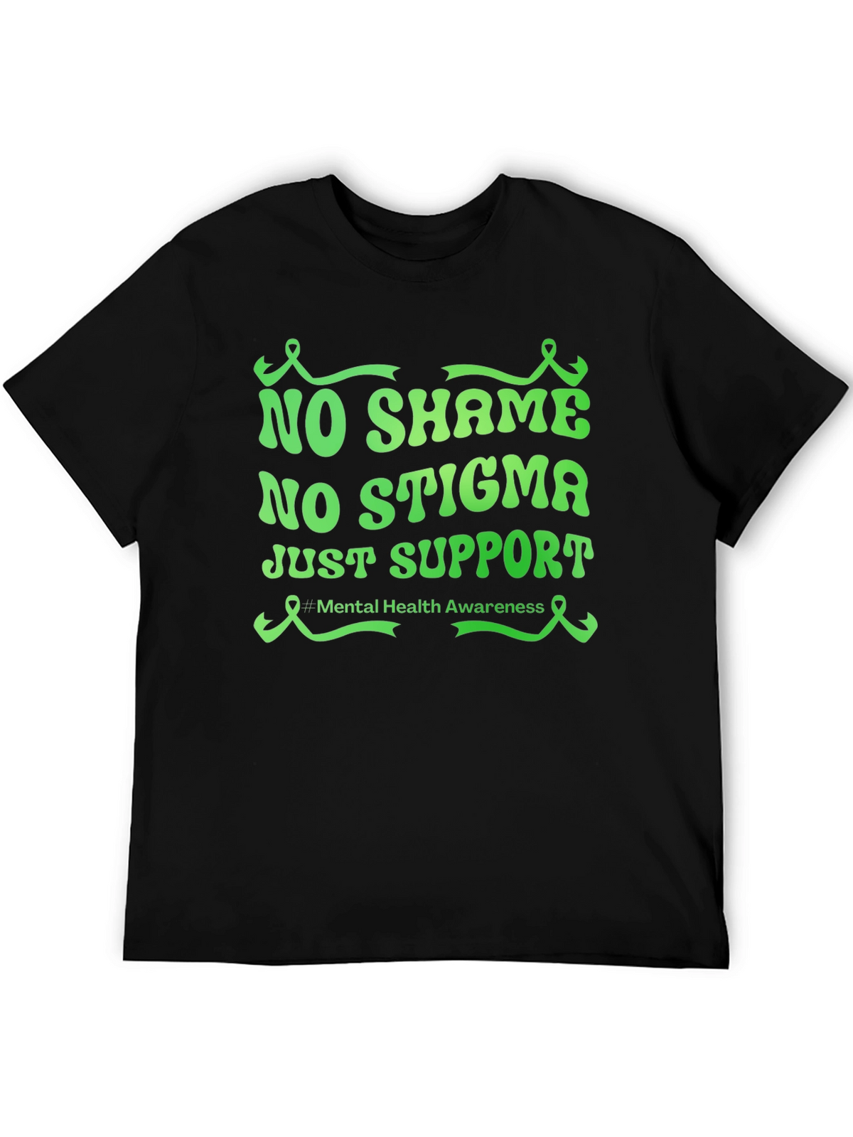 Mental Health Awareness Tee - No Shame No Stigma