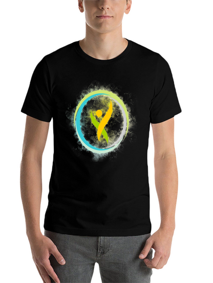 Vibrant Symbol Graphic Tee - Soft Cotton Comfort