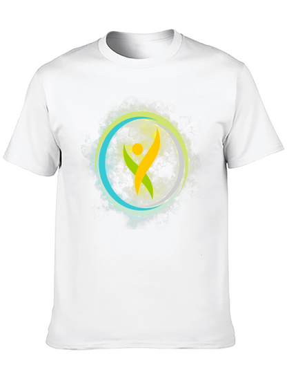 Vibrant Symbol Graphic Tee - Soft Cotton Comfort