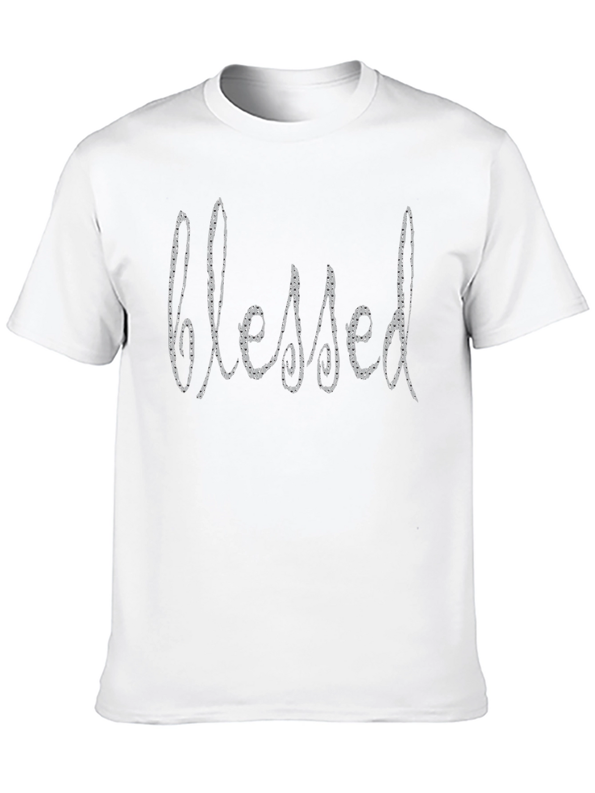 Blessed Graphic Print Black T-Shirt