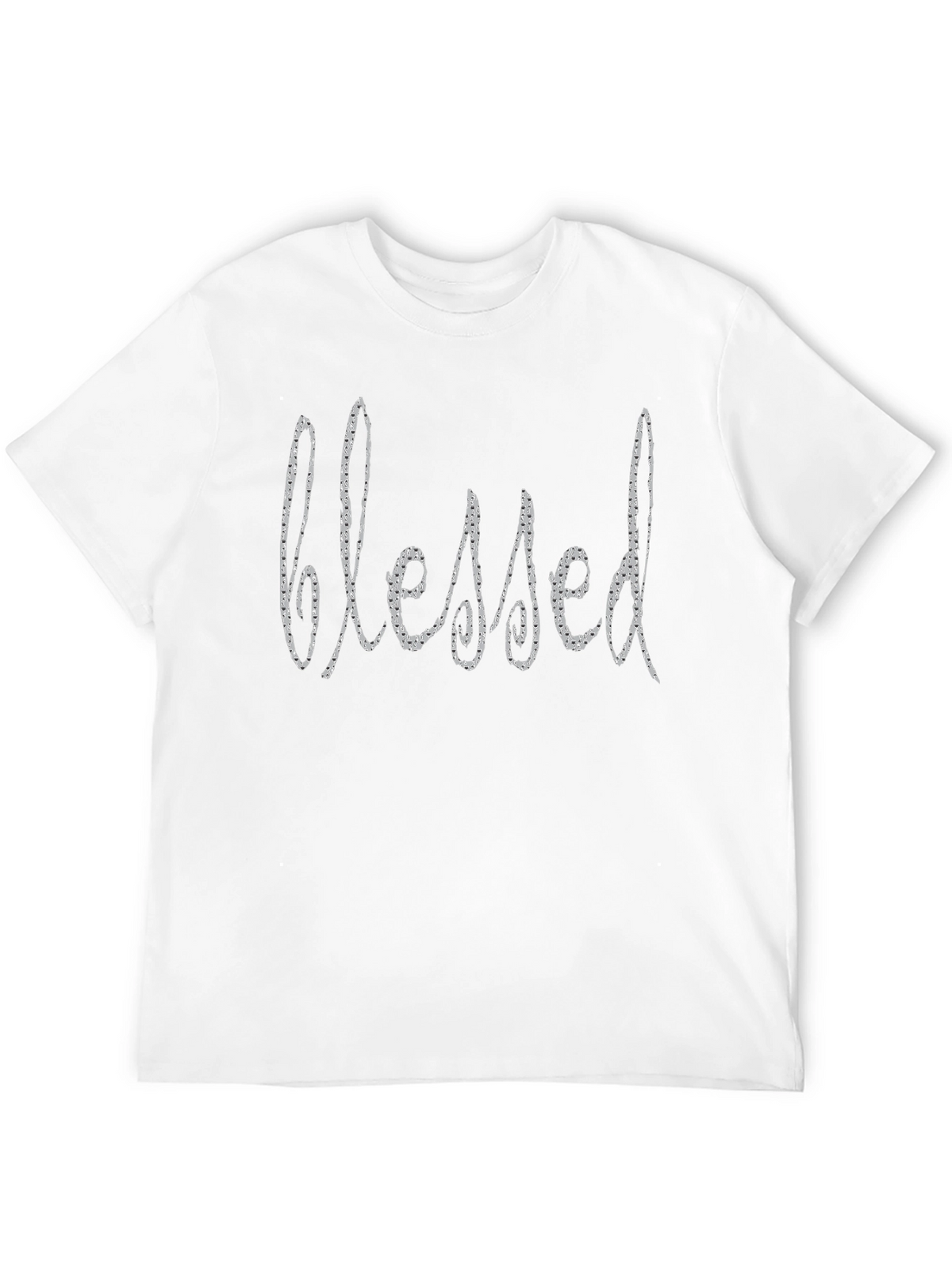 Blessed Graphic Print Black T-Shirt