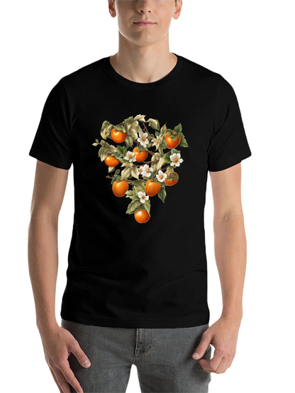 Botanical Persimmon Tree Graphic Tee