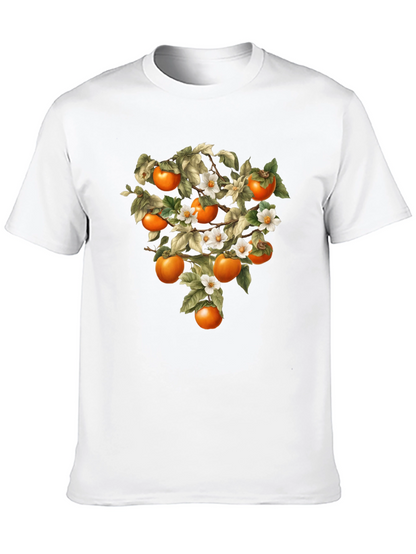 Botanical Persimmon Tree Graphic Tee