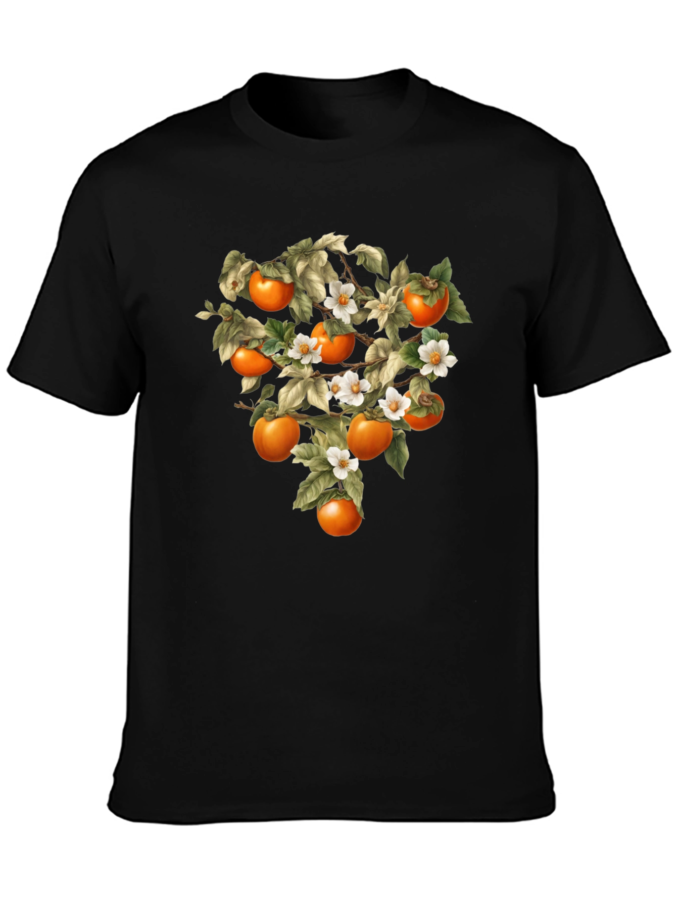 Botanical Persimmon Tree Graphic Tee