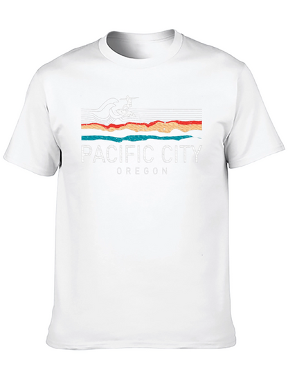Pacific City Oregon Surfer T-Shirt