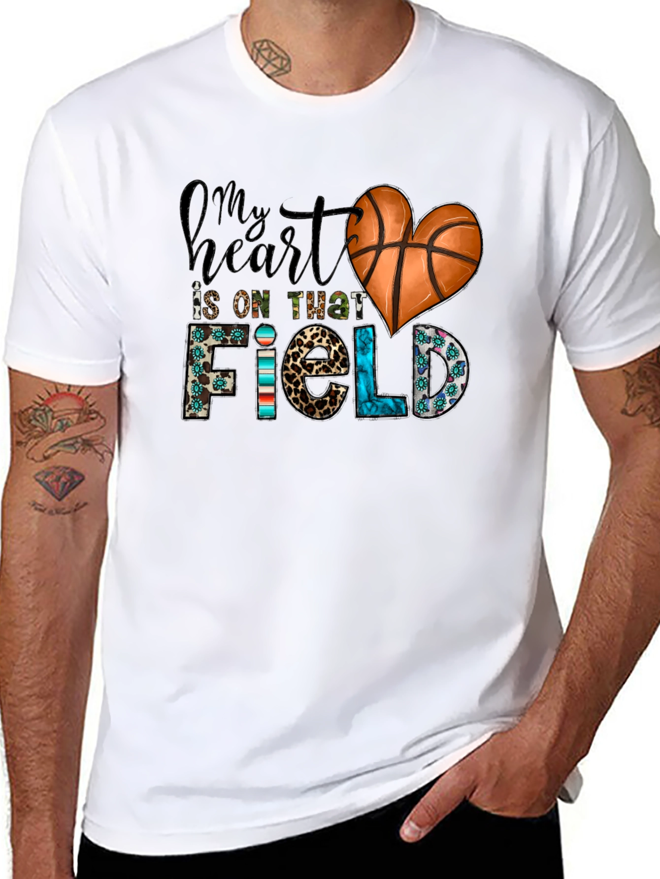 Basketball Heart T-Shirt