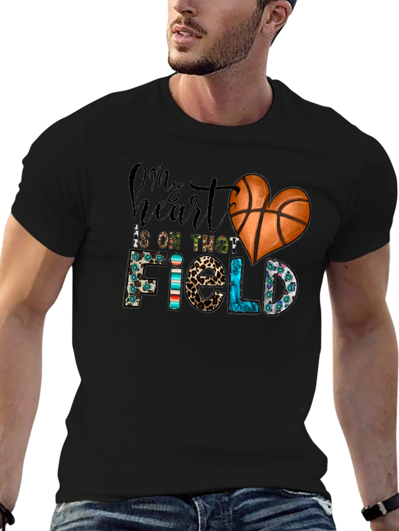 Basketball Heart T-Shirt