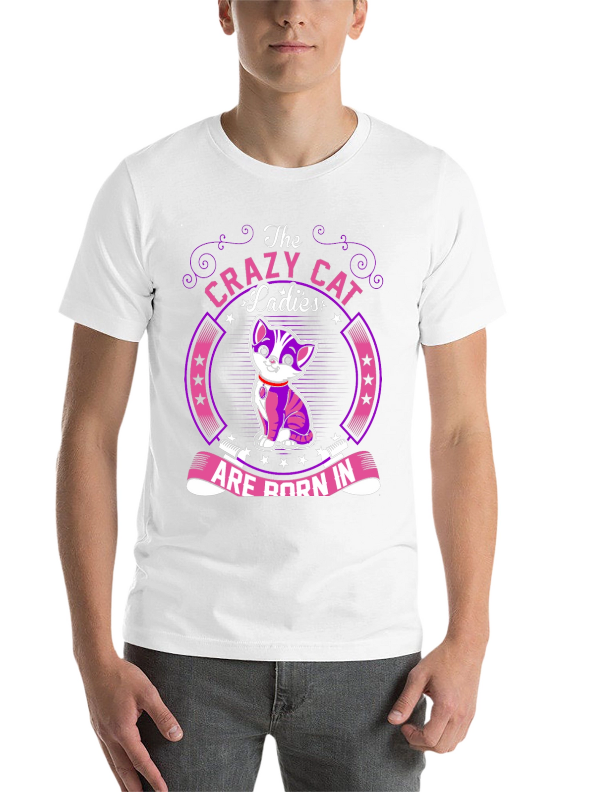 Crazy Cat Ladies T-Shirt: Born In...