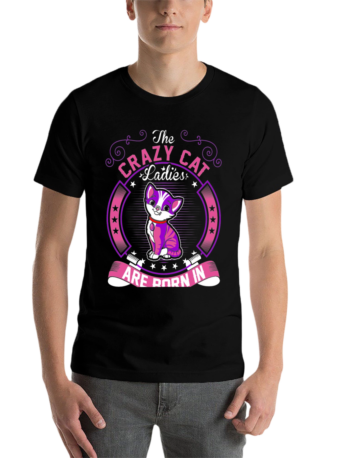 Crazy Cat Ladies T-Shirt: Born In...