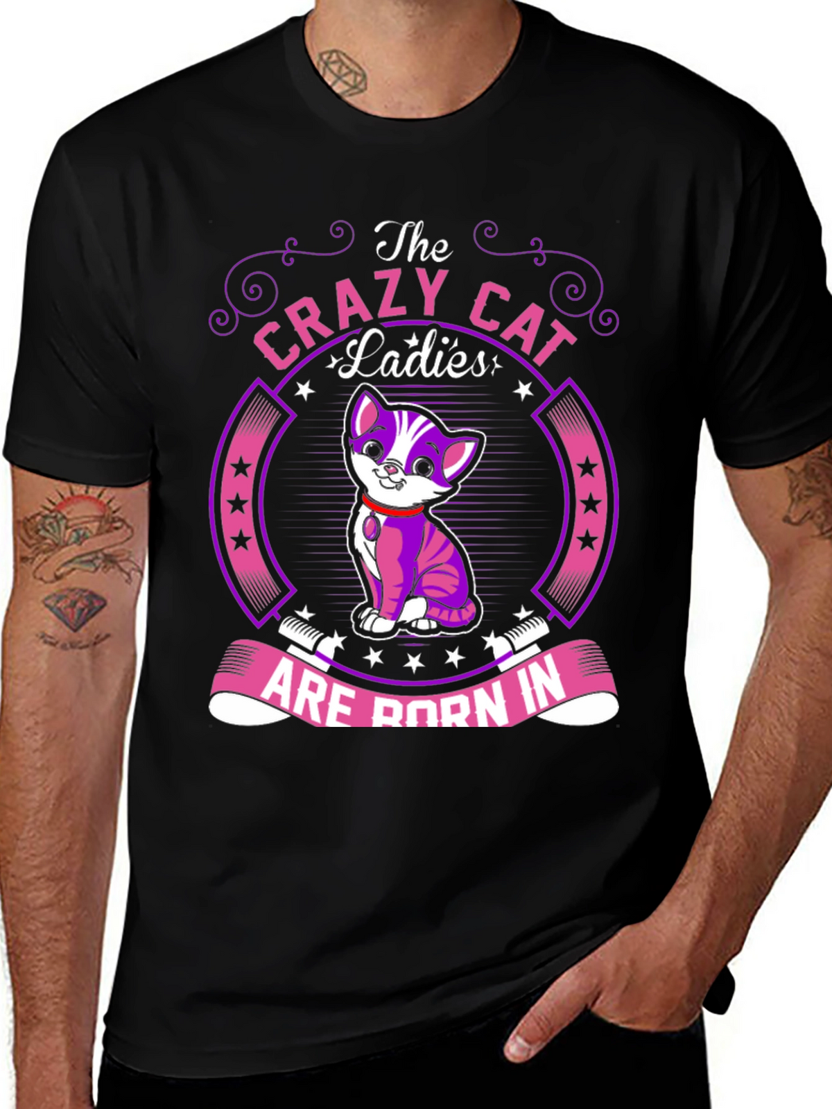 Crazy Cat Ladies T-Shirt: Born In...